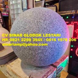 Lampu Taman Bulat Mozaik Diameter 40cm